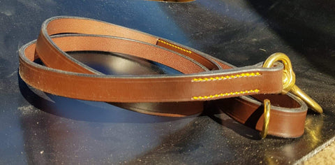 Hand Stitched English Bridle Leather Lead