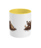Two Toned Mug Lab in mud Lab in mud