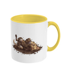 Two Toned Mug Lab in mud Lab in mud
