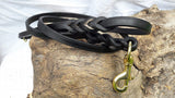 Braided English Bridle Leather Lead